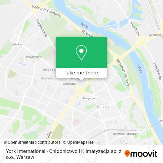 York International - Chłodnictwo i Klimatyzacja sp. z o.o. map