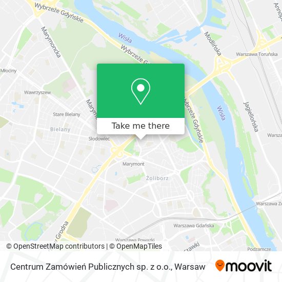 Centrum Zamówień Publicznych sp. z o.o. map