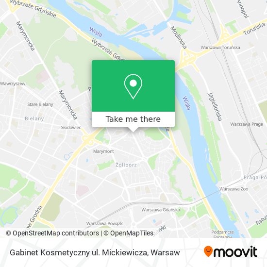 Gabinet Kosmetyczny ul. Mickiewicza map