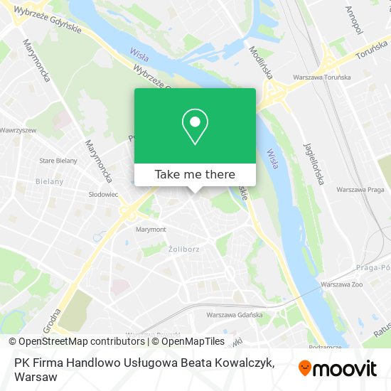 PK Firma Handlowo Usługowa Beata Kowalczyk map