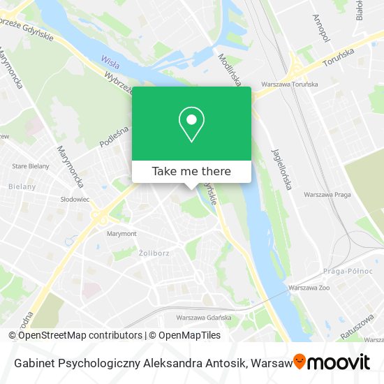 Gabinet Psychologiczny Aleksandra Antosik map