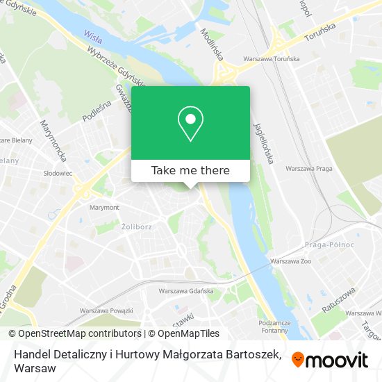 Handel Detaliczny i Hurtowy Małgorzata Bartoszek map