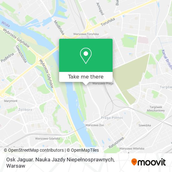 Osk Jaguar. Nauka Jazdy Niepełnosprawnych map