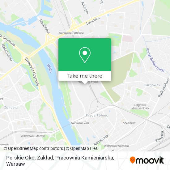 Perskie Oko. Zakład, Pracownia Kamieniarska map