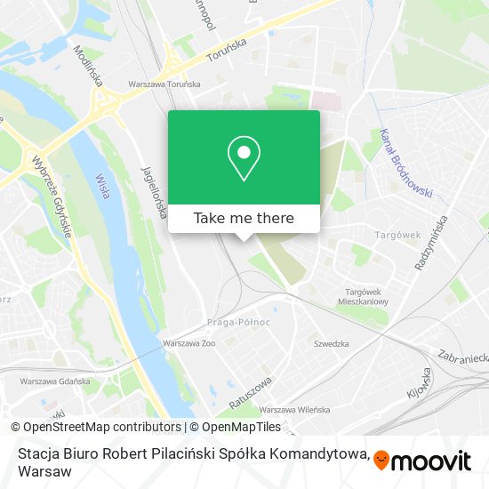 Stacja Biuro Robert Pilaciński Spółka Komandytowa map