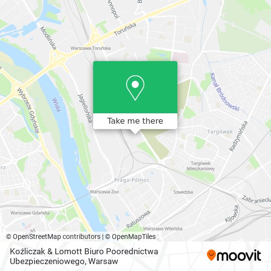 Koźliczak & Lomott Biuro Poorednictwa Ubezpieczeniowego map