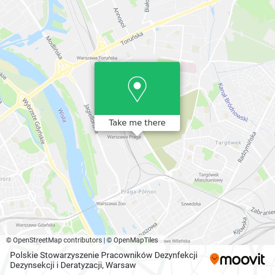 Polskie Stowarzyszenie Pracowników Dezynfekcji Dezynsekcji i Deratyzacji map