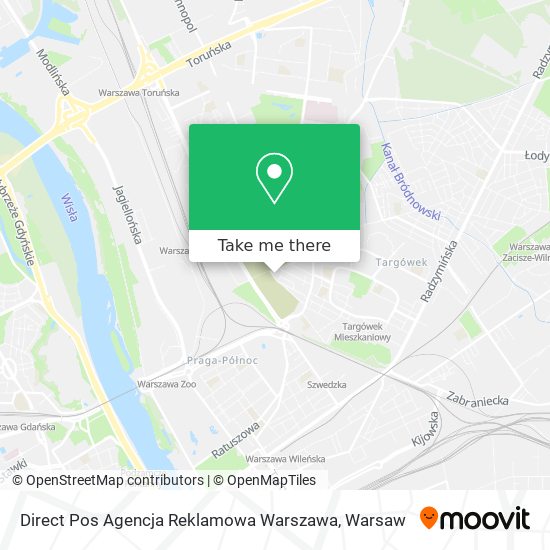 Direct Pos Agencja Reklamowa Warszawa map