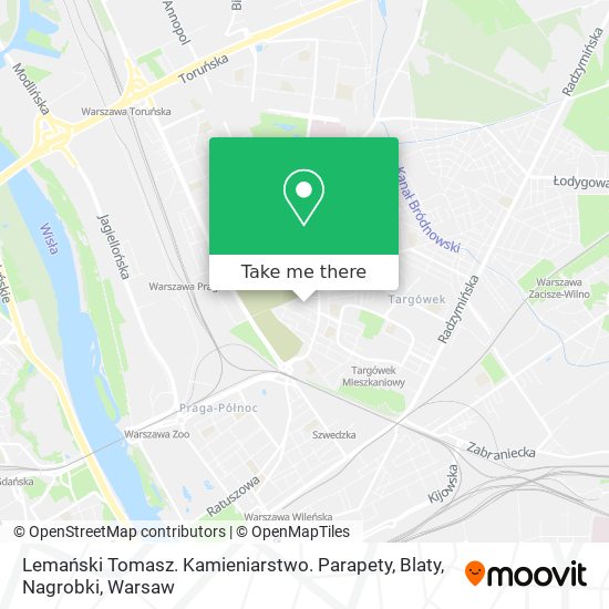 Lemański Tomasz. Kamieniarstwo. Parapety, Blaty, Nagrobki map