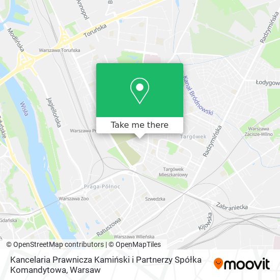 Kancelaria Prawnicza Kamiński i Partnerzy Spółka Komandytowa map