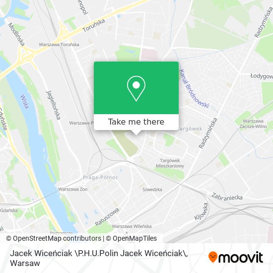 Jacek Wiceńciak \P.H.U.Polin Jacek Wiceńciak\ map