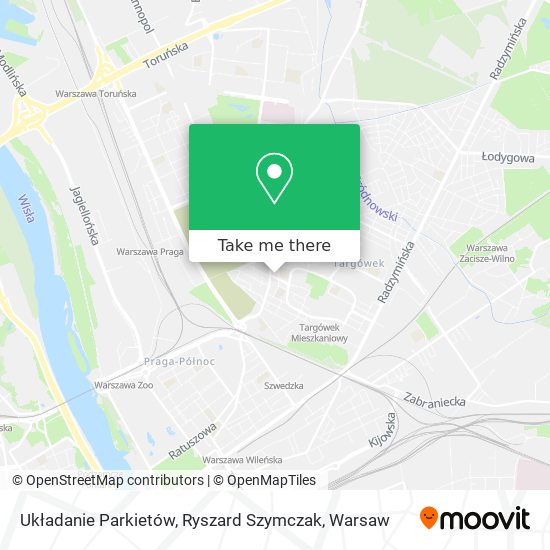 Układanie Parkietów, Ryszard Szymczak map