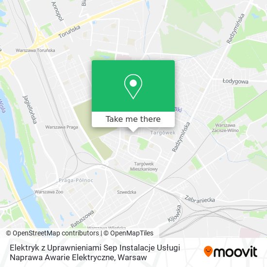 Карта Elektryk z Uprawnieniami Sep Instalacje Usługi Naprawa Awarie Elektryczne