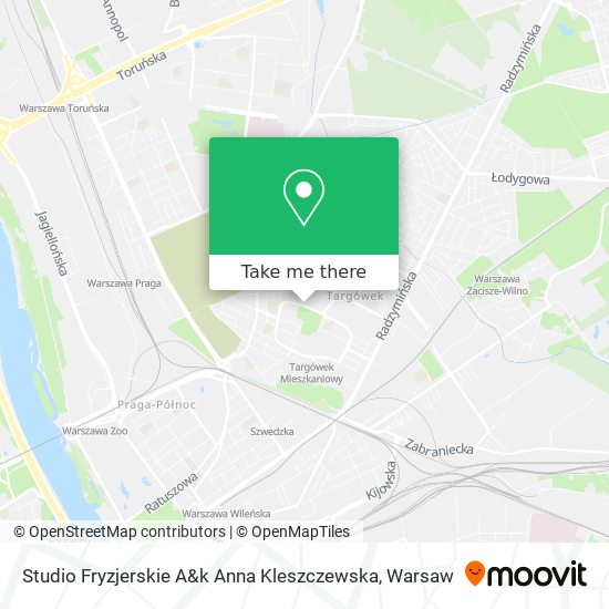 Studio Fryzjerskie A&k Anna Kleszczewska map