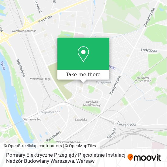 Pomiary Elektryczne Przeglądy Pięcioletnie Instalacji Nadzór Budowlany Warszawa map