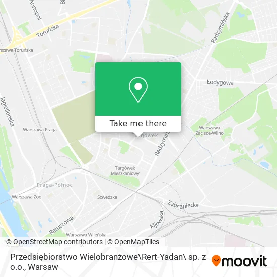 Карта Przedsiębiorstwo Wielobranżowe\Rert-Yadan\ sp. z o.o.