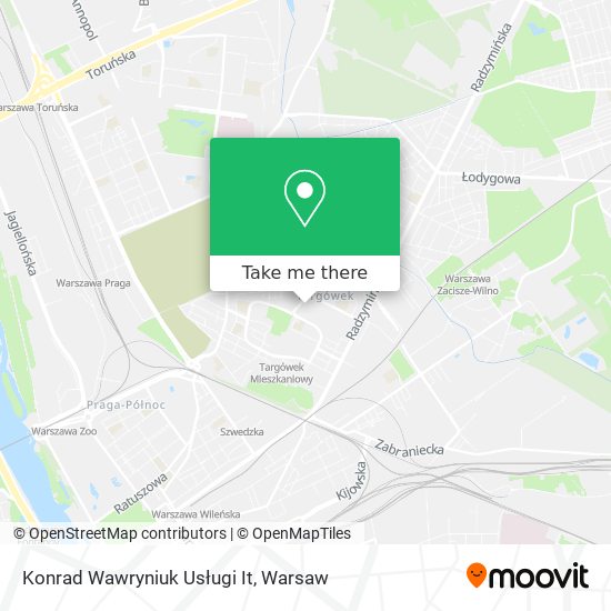 Konrad Wawryniuk Usługi It map