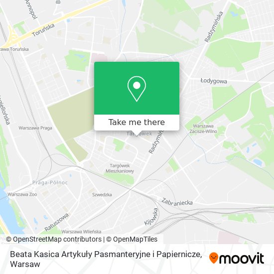 Beata Kasica Artykuły Pasmanteryjne i Papiernicze map