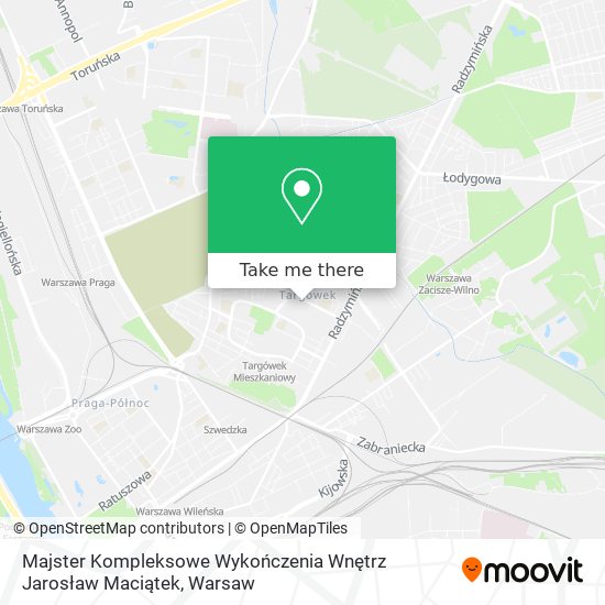 Majster Kompleksowe Wykończenia Wnętrz Jarosław Maciątek map