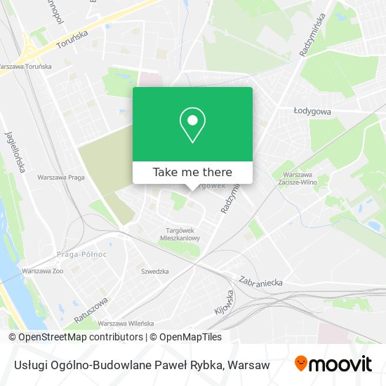 Usługi Ogólno-Budowlane Paweł Rybka map