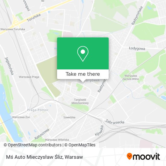 Mś Auto Mieczysław Śliz map