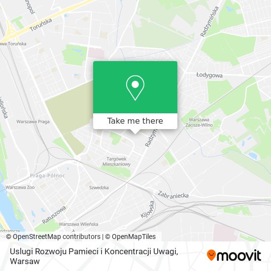 Uslugi Rozwoju Pamieci i Koncentracji Uwagi map