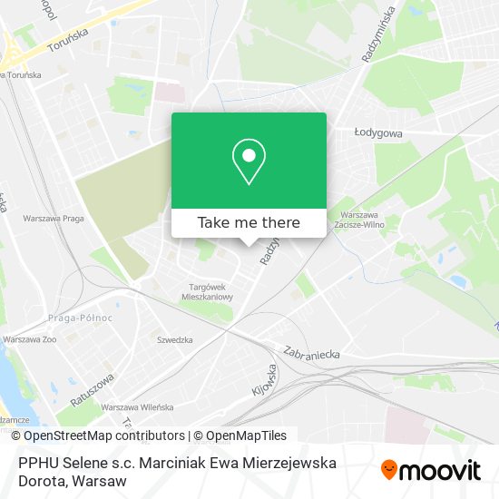 PPHU Selene s.c. Marciniak Ewa Mierzejewska Dorota map