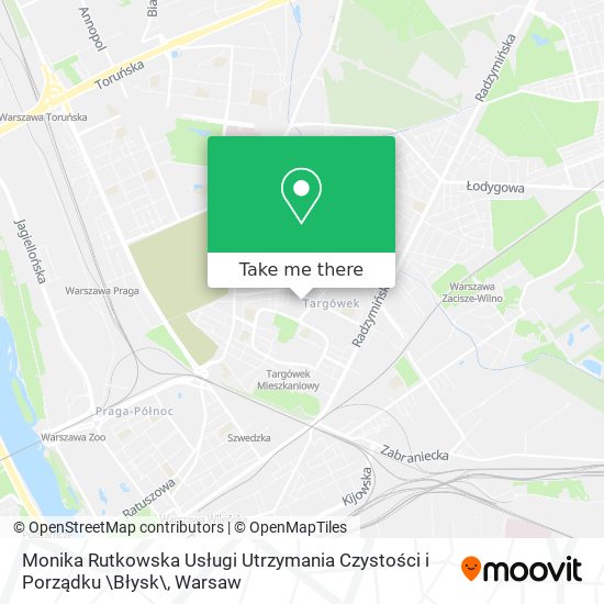 Monika Rutkowska Usługi Utrzymania Czystości i Porządku \Błysk\ map