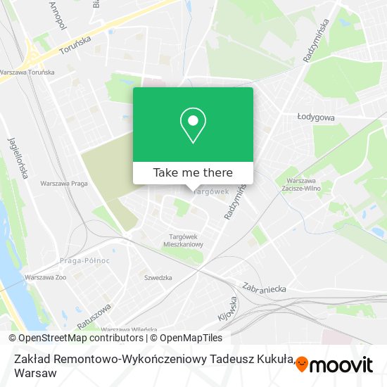 Zakład Remontowo-Wykończeniowy Tadeusz Kukuła map