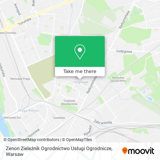 Zenon Zieleźnik Ogrodnictwo Usługi Ogrodnicze map