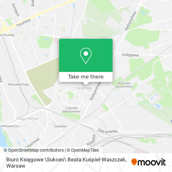 Biuro Księgowe \Sukces\ Beata Kuśpiel-Waszczak map