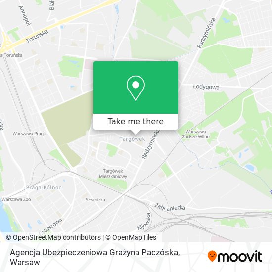 Agencja Ubezpieczeniowa Grażyna Paczóska map