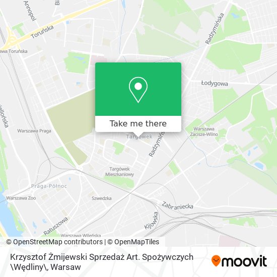 Krzysztof Żmijewski Sprzedaż Art. Spożywczych \Wędliny\ map