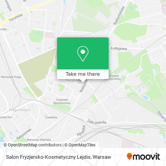 Salon Fryzjersko-Kosmetyczny Lejdis map