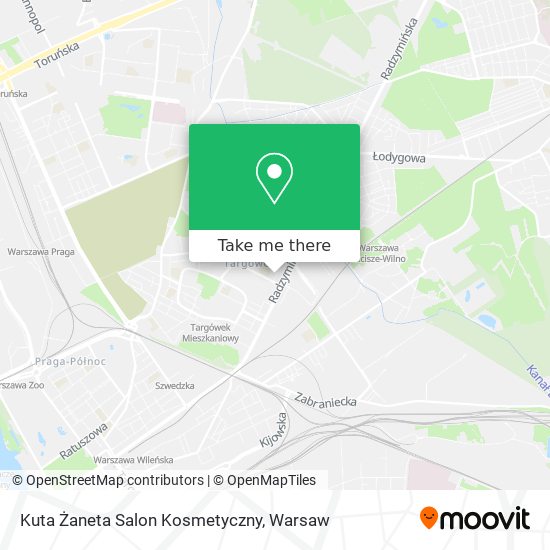 Kuta Żaneta Salon Kosmetyczny map