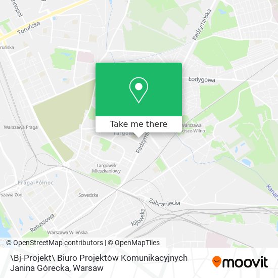 \Bj-Projekt\ Biuro Projektów Komunikacyjnych Janina Górecka map