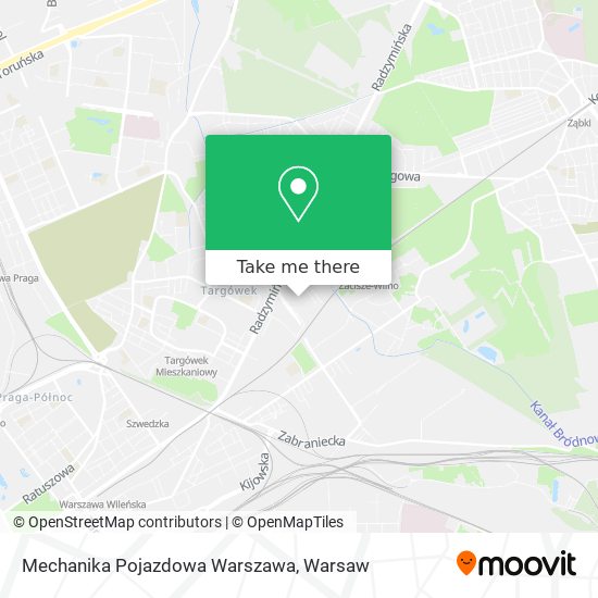 Mechanika Pojazdowa Warszawa map