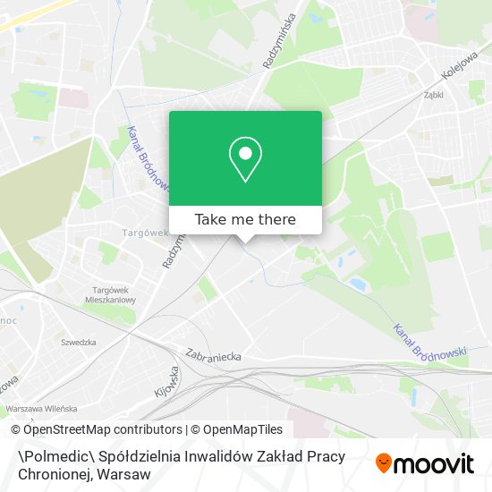 \Polmedic\ Spółdzielnia Inwalidów Zakład Pracy Chronionej map