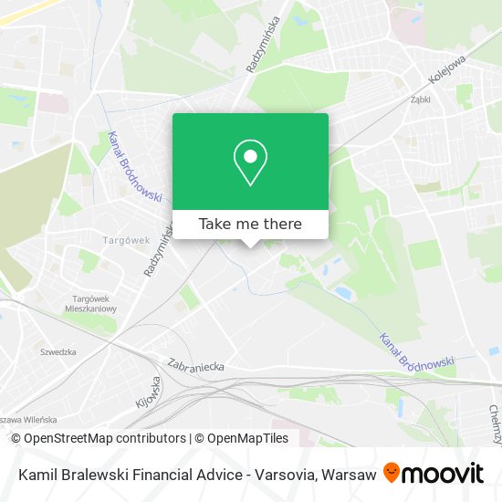 Kamil Bralewski Financial Advice - Varsovia map