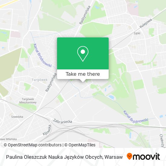 Paulina Oleszczuk Nauka Języków Obcych map