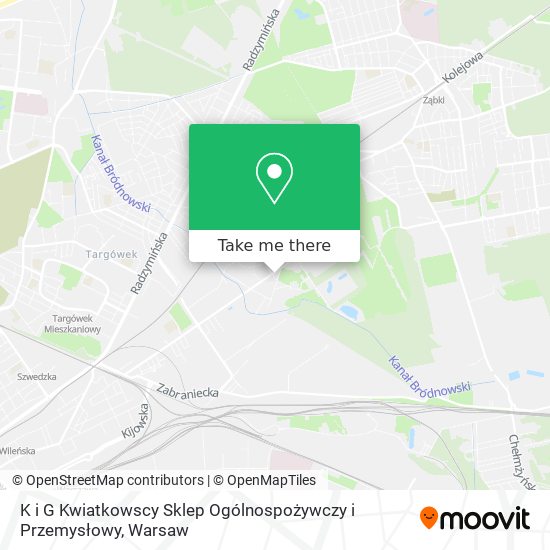 K i G Kwiatkowscy Sklep Ogólnospożywczy i Przemysłowy map