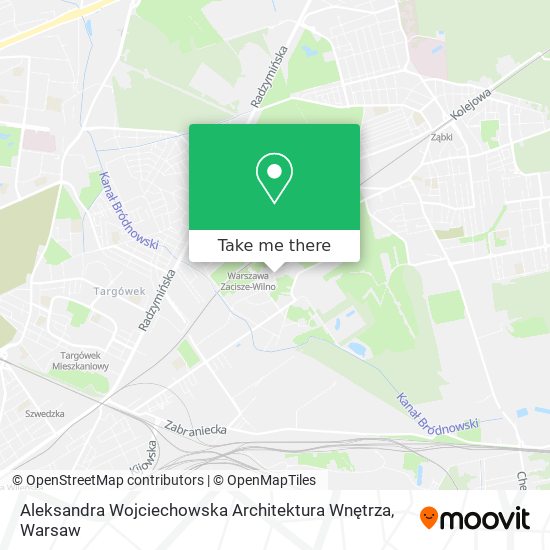 Aleksandra Wojciechowska Architektura Wnętrza map