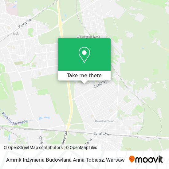 Ammk Inżynieria Budowlana Anna Tobiasz map