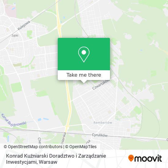 Konrad Kuźniarski Doradztwo i Zarządzanie Inwestycjami map