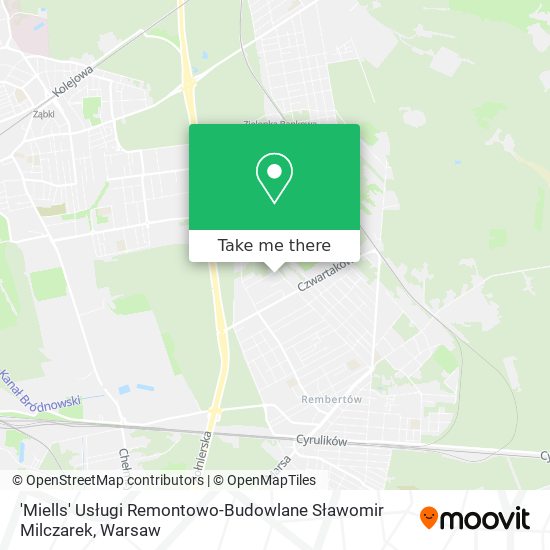 'Miells' Usługi Remontowo-Budowlane Sławomir Milczarek map