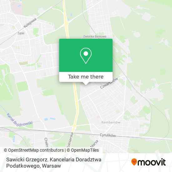 Sawicki Grzegorz. Kancelaria Doradztwa Podatkowego map