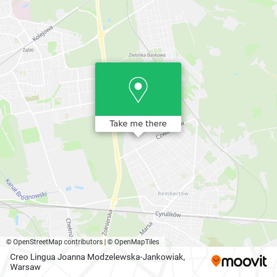 Creo Lingua Joanna Modzelewska-Jankowiak map