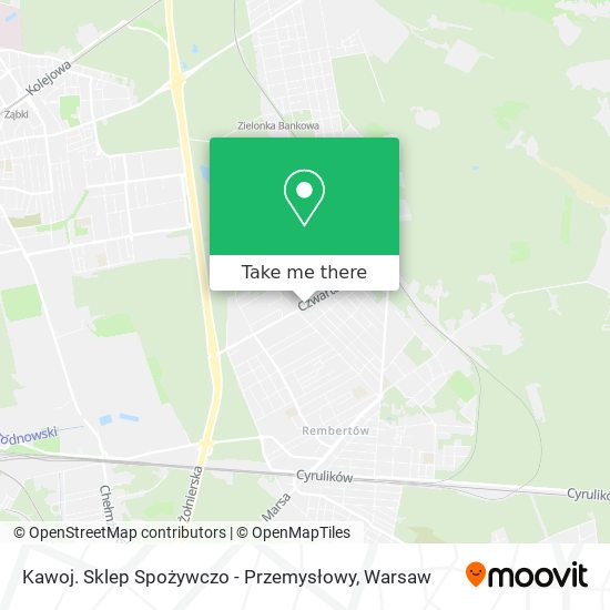 Kawoj. Sklep Spożywczo - Przemysłowy map