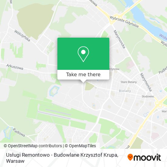 Usługi Remontowo - Budowlane Krzysztof Krupa map