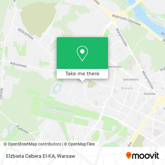 Elżbieta Cebera El-KA map